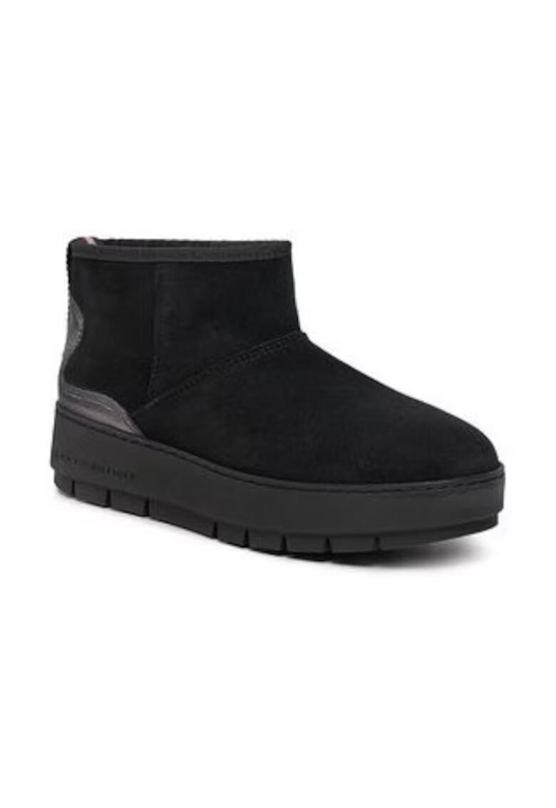 Tommy Hilfiger Cizme dama - piele naturala - negru