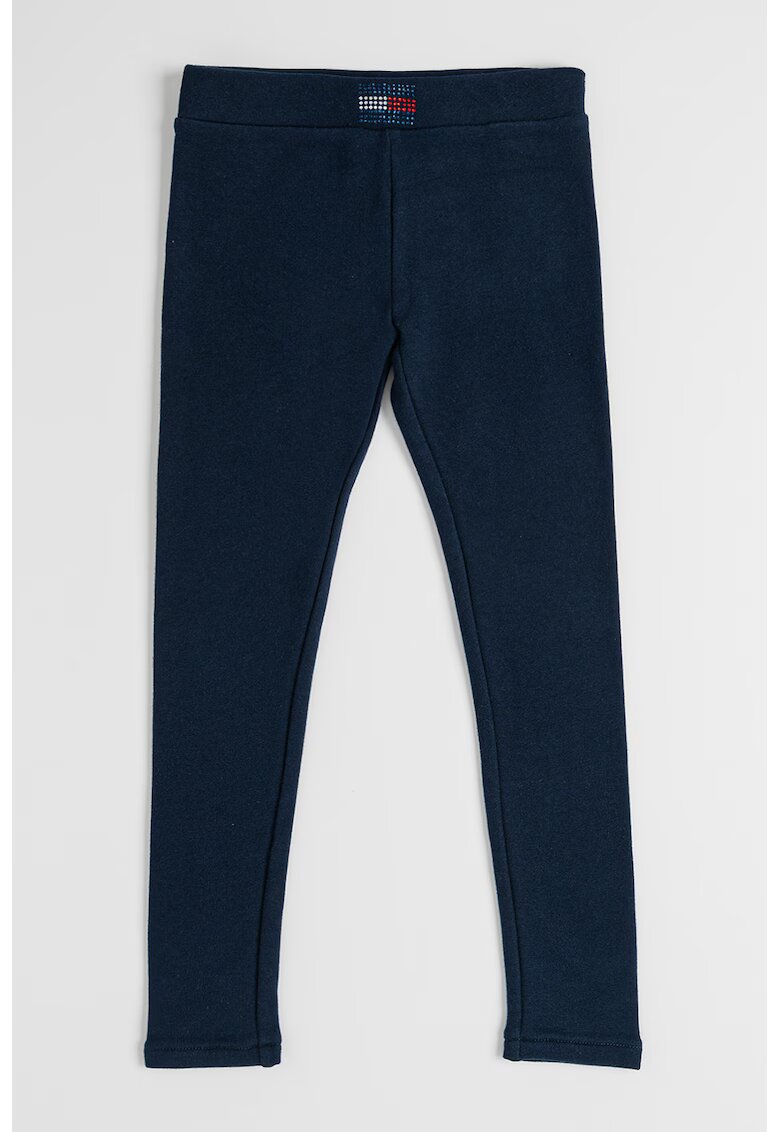 Tommy Hilfiger Colanti uni din amestec de bumbac organic - Bleumarin