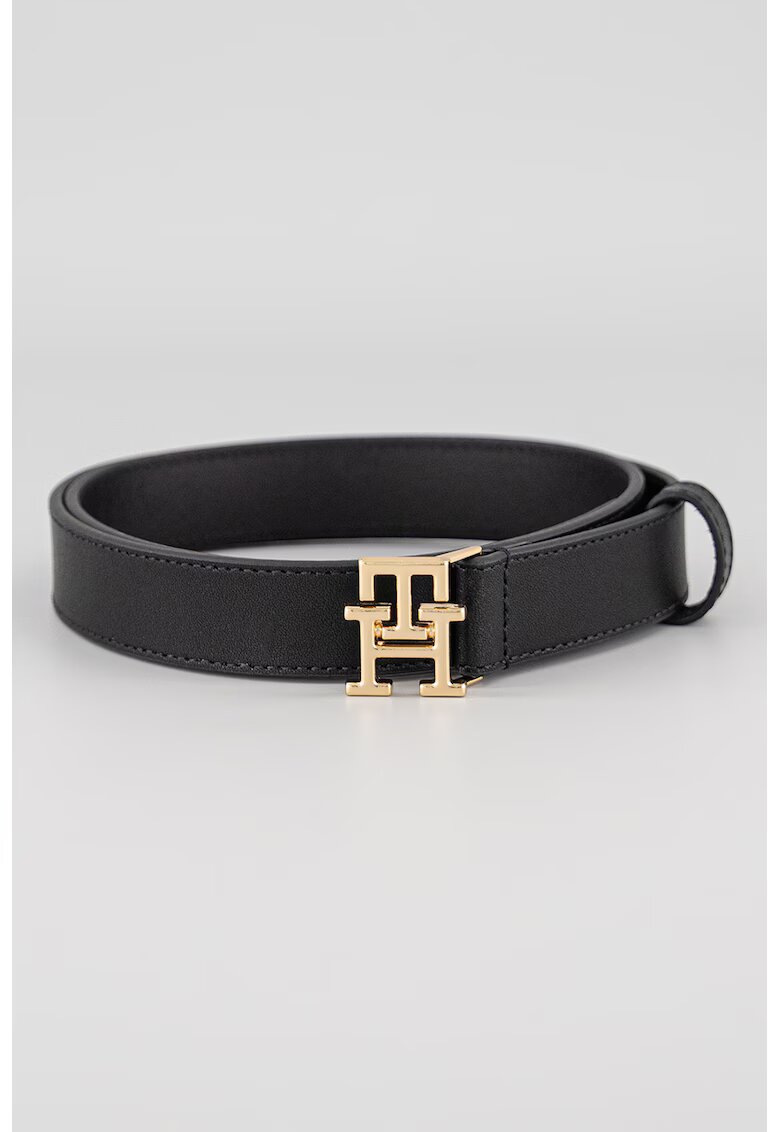 Tommy Hilfiger Curea de piele cu catarama cu nit Modern - Negru