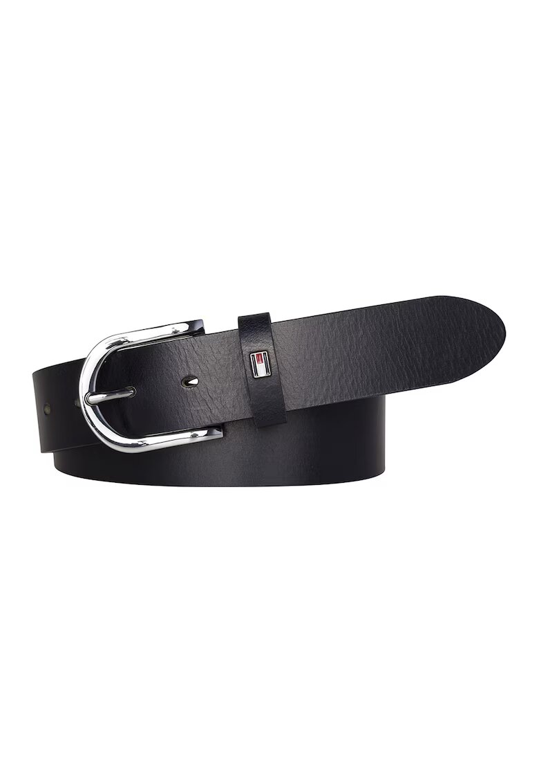 Tommy Hilfiger Curea de piele Danny - Bleumarin inchis - Bleumarin