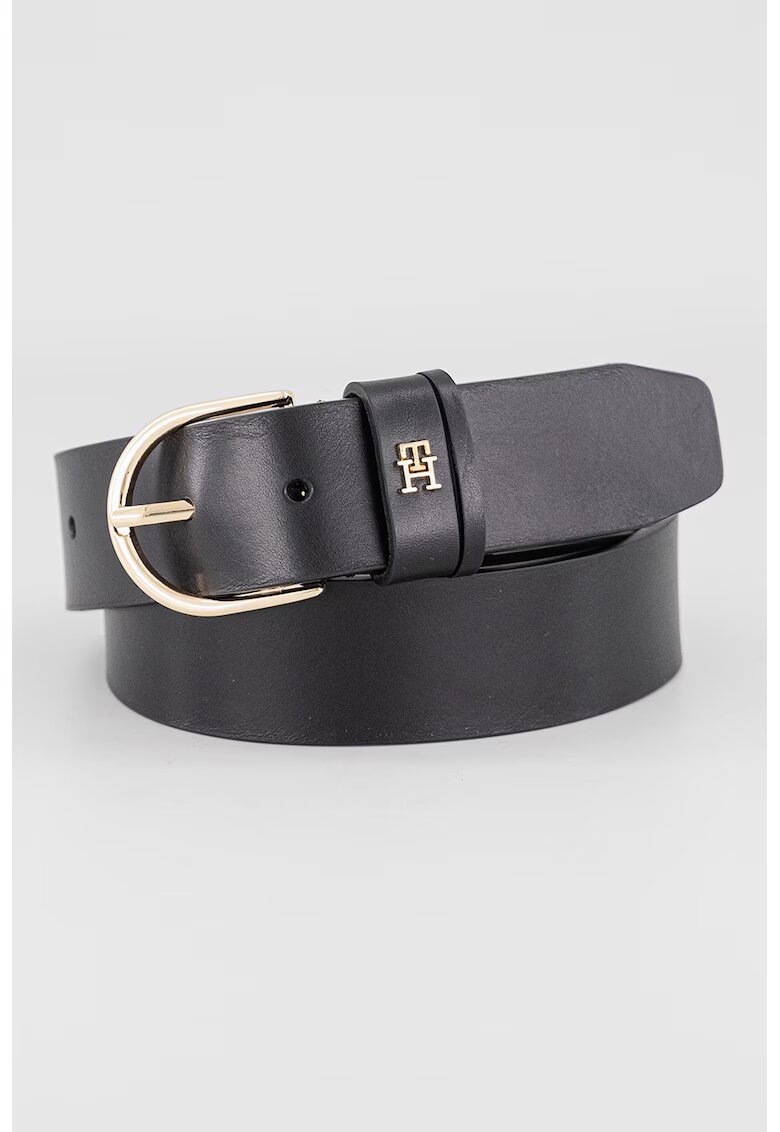 Tommy Hilfiger Curea de piele Efortless - Negru
