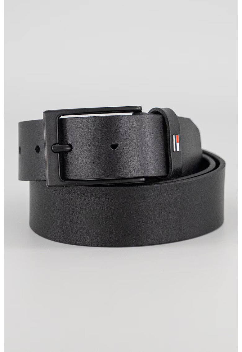 Tommy Hilfiger Curea de piele Layton - Negru