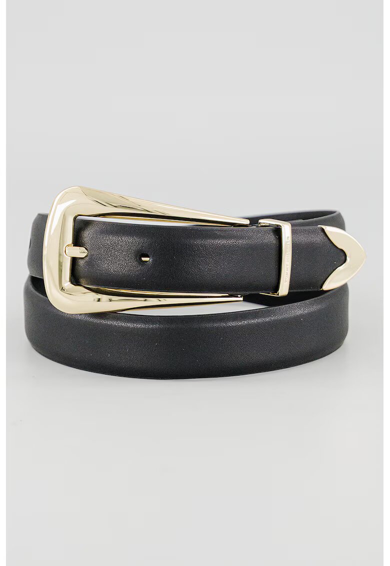 Tommy Hilfiger Curea din piele West - Negru