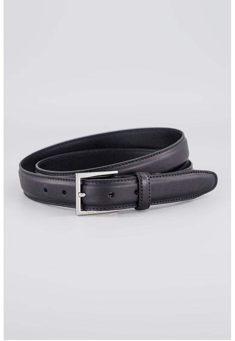 Tommy Hilfiger Curea uni din piele - Negru