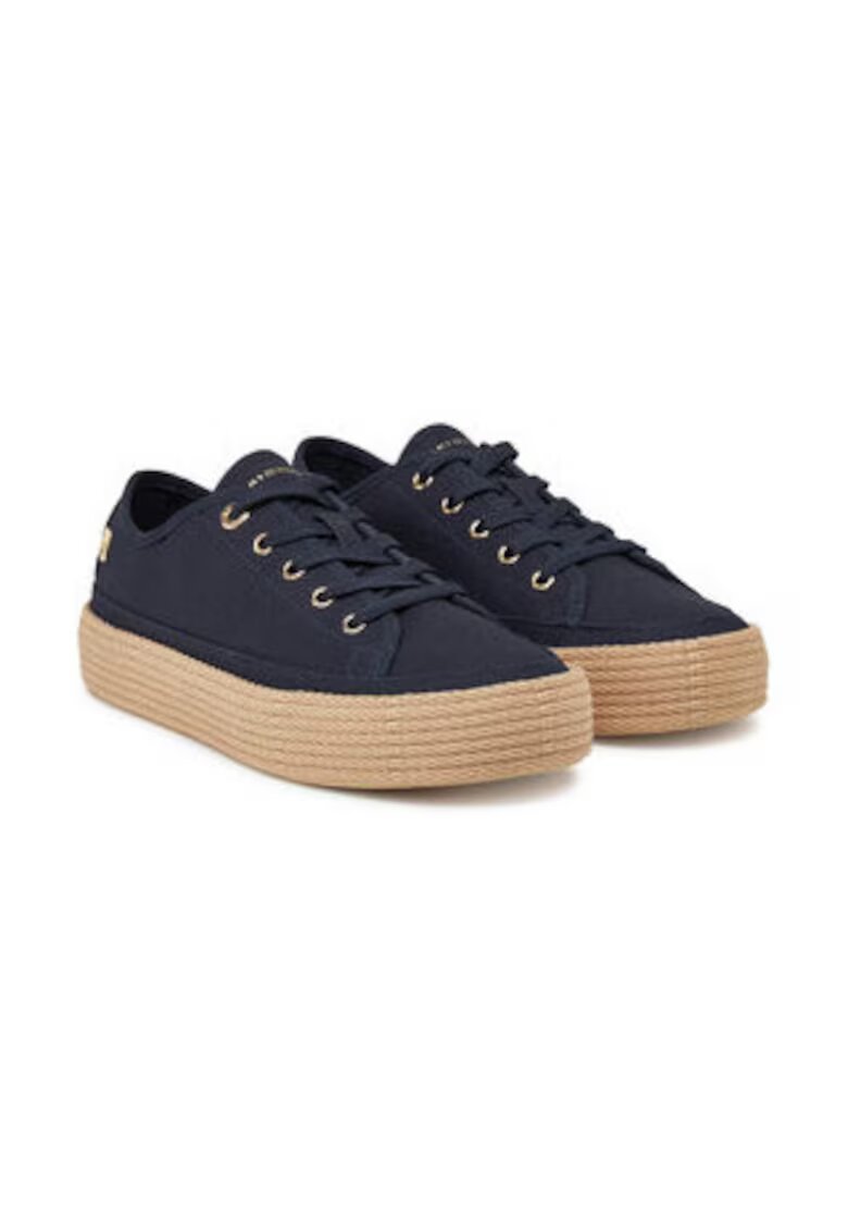 Tommy Hilfiger Espadrile dama - 305156983 - material textil - albastru - Albastru