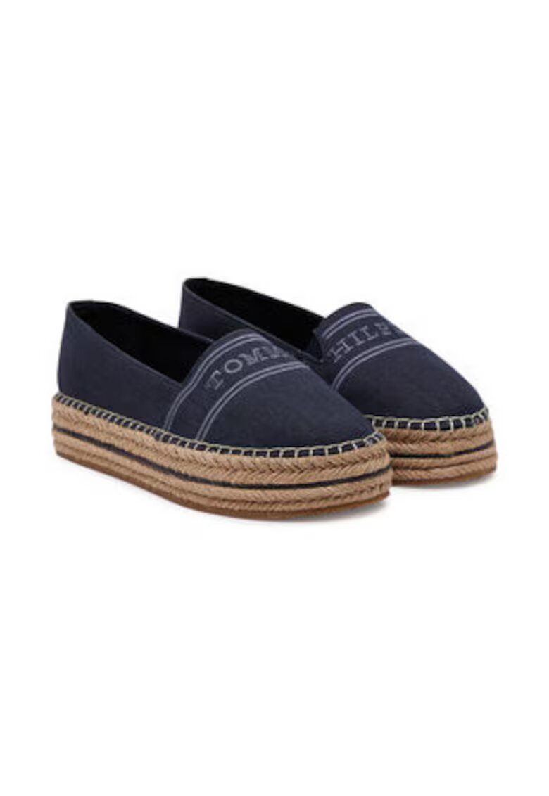 Tommy Hilfiger Espadrile pentru dama - textil - bleumarin -