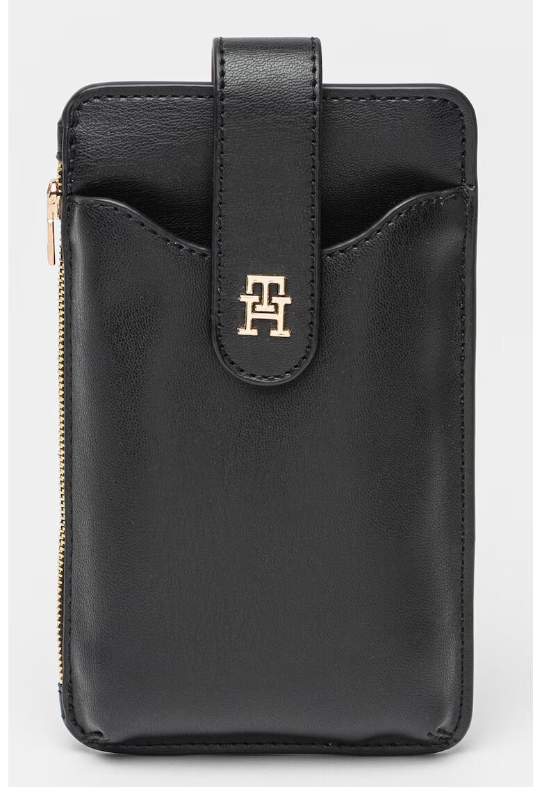 Tommy Hilfiger Etui pentru telefon - din piele ecologica - Negru