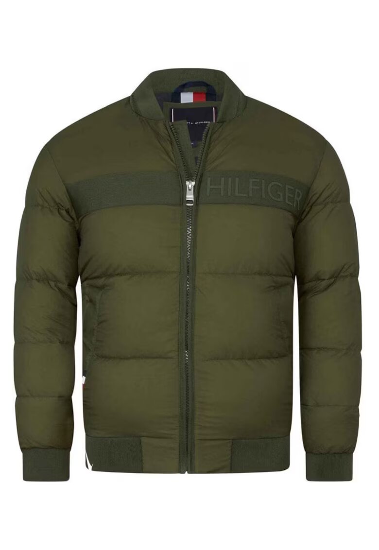 Tommy Hilfiger Geaca barbati - Poliamida - Kaki - Kaki