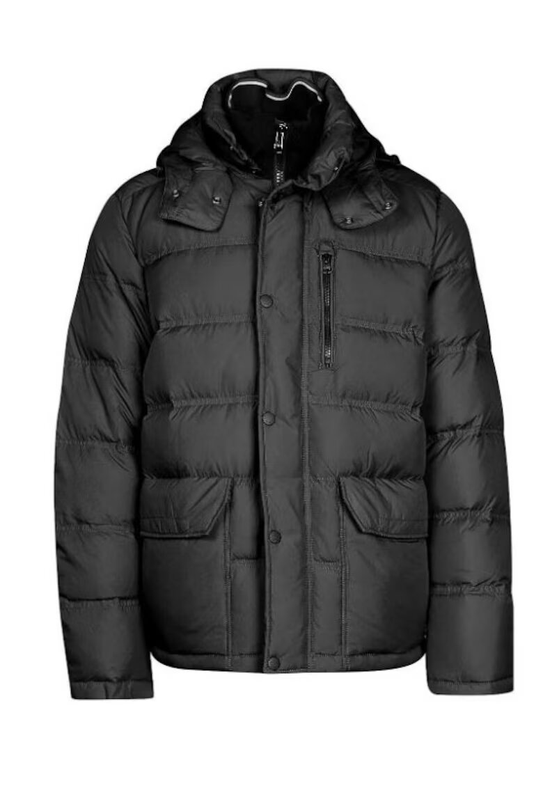 Tommy Hilfiger Geaca barbati - Poliester - Grafit - Gri inchis
