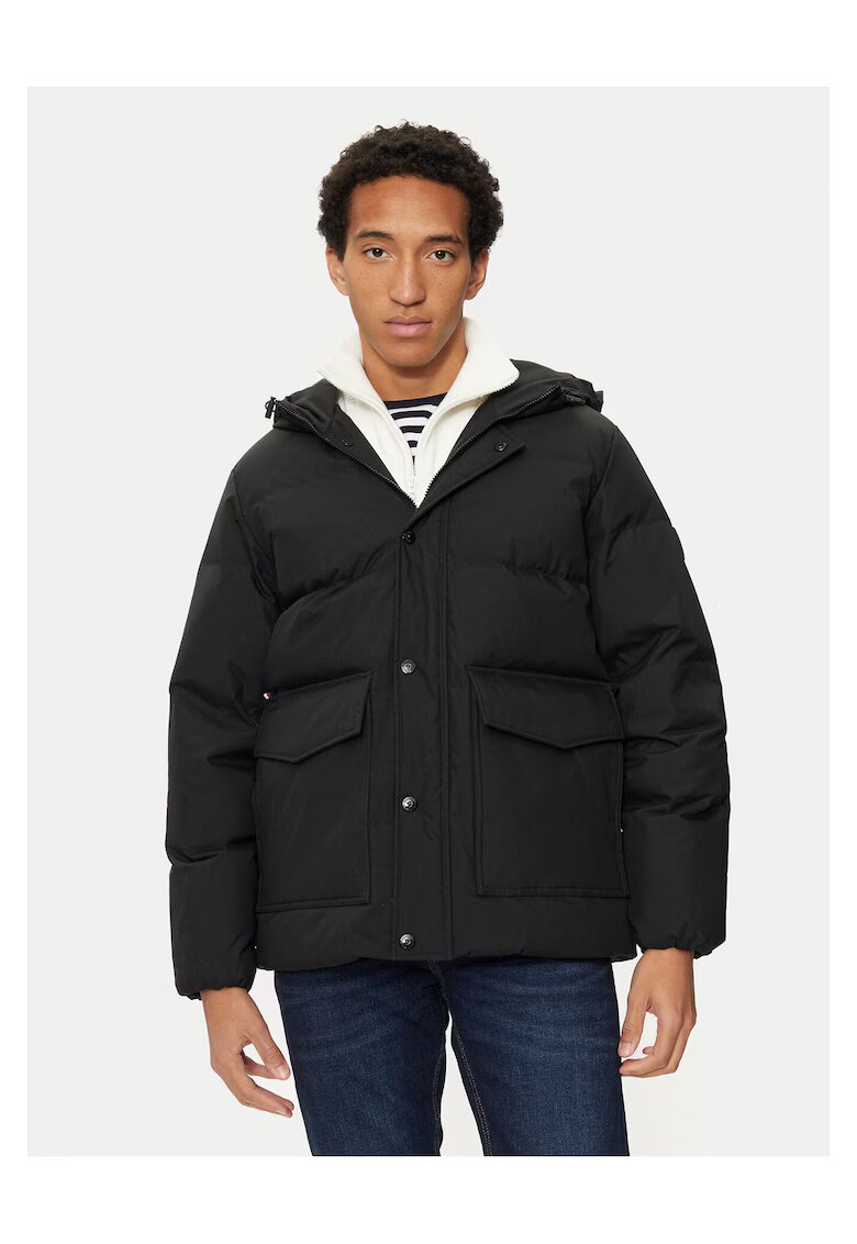 Tommy Hilfiger Geaca de puf barbati neagra -