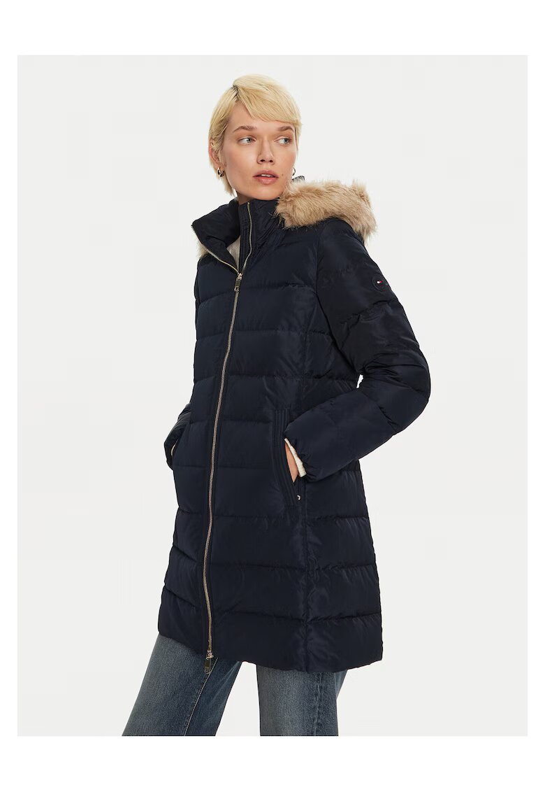 Tommy Hilfiger Geaca de puf bleumarin - Bleumarin