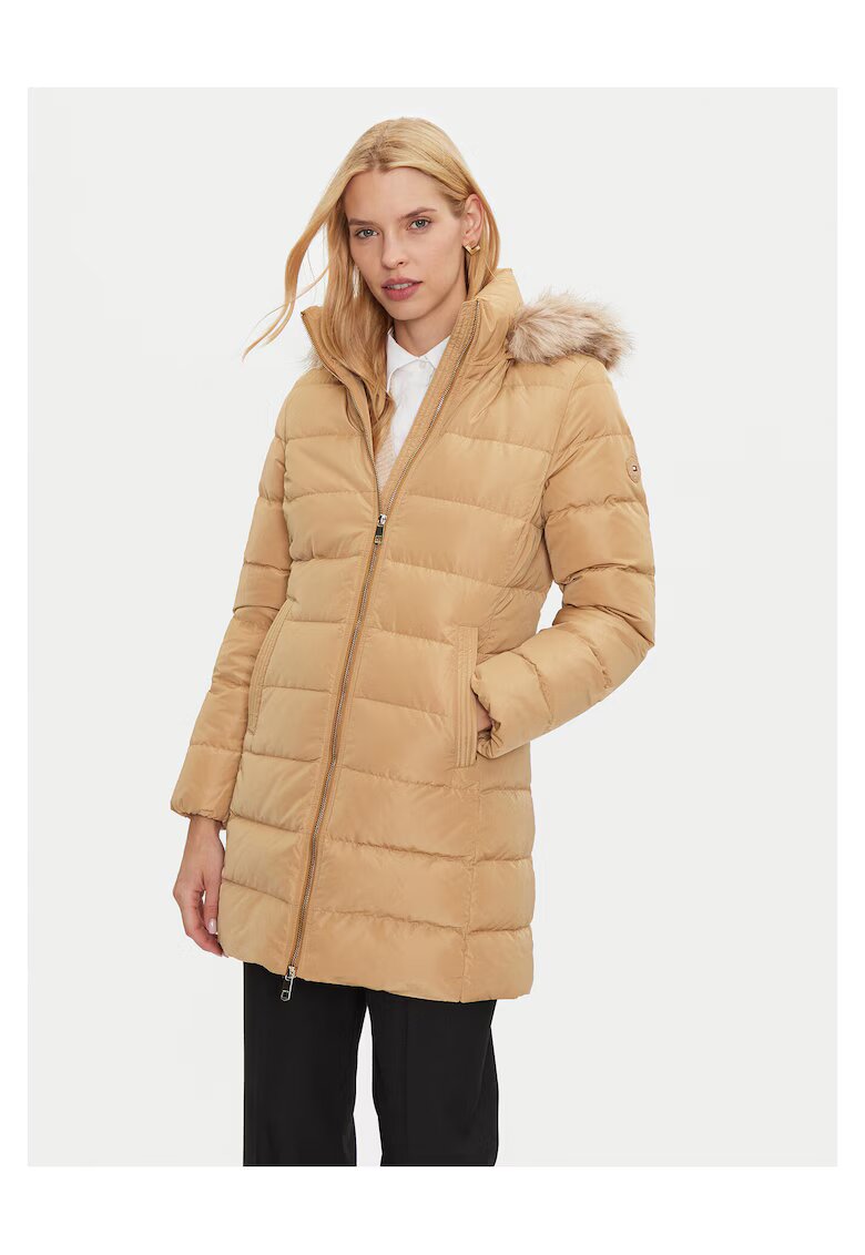 Tommy Hilfiger Geaca de puf femei - bej -