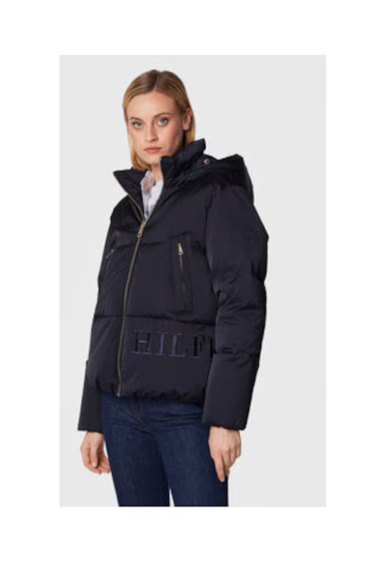 Tommy Hilfiger Geaca de puf Femei - poliester - bleumarin