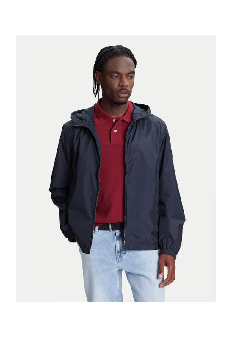 Tommy Hilfiger Geaca de tranzitie barbati - bleumarin - 100% poliester reciclat -