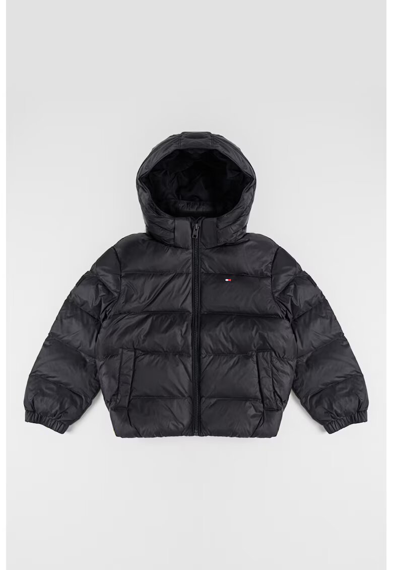 Tommy Hilfiger Geaca regular fit cu gluga - Negru -