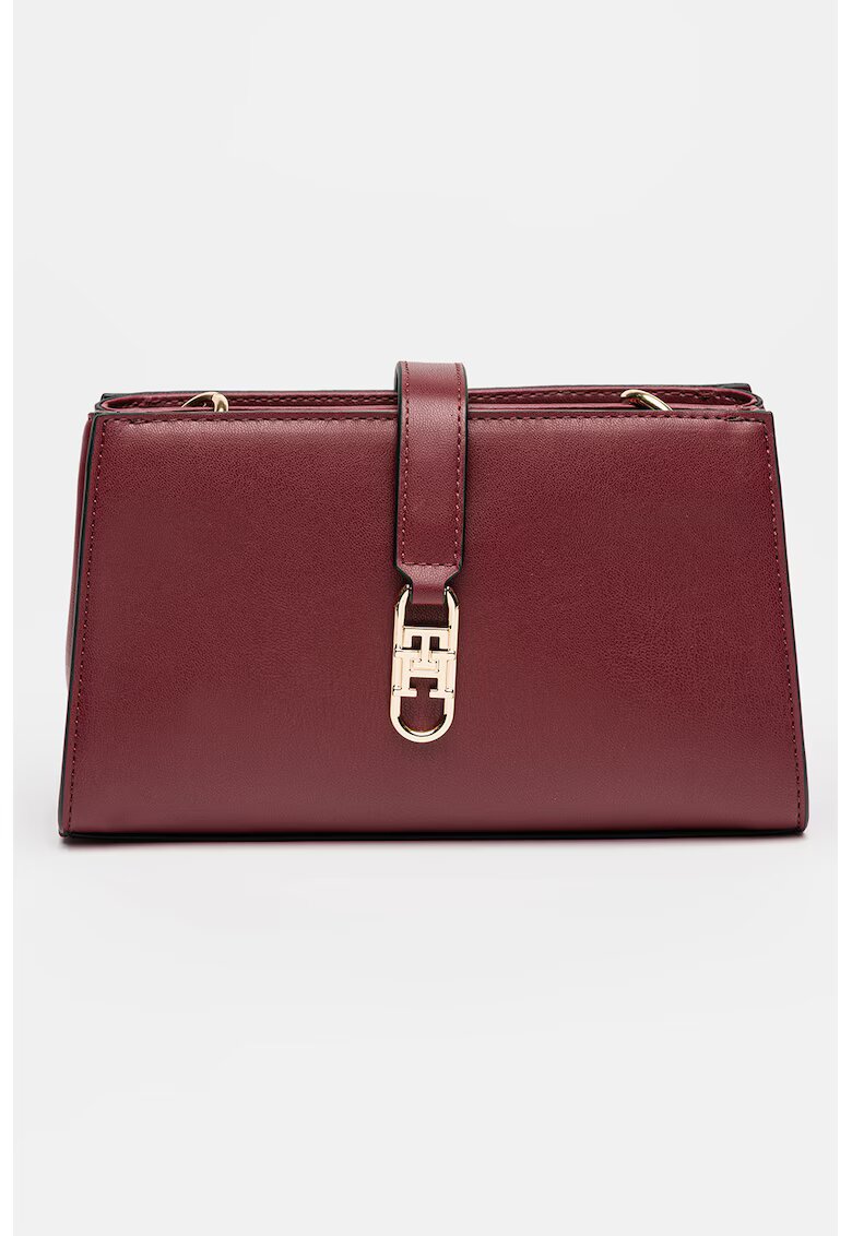 Tommy Hilfiger Geanta crossbody de piele ecologica Libre - Violet tyrian