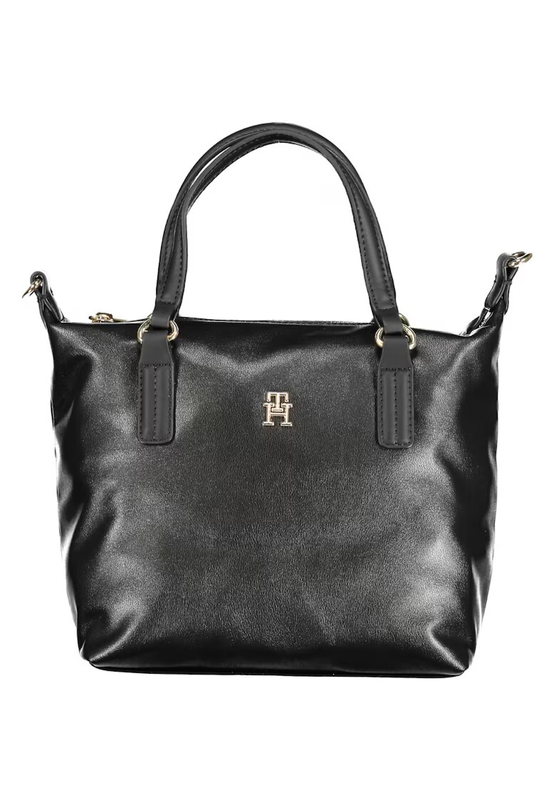 Tommy Hilfiger Geanta dama Poppy Plus Small Tote AW0AW15592 - Negru