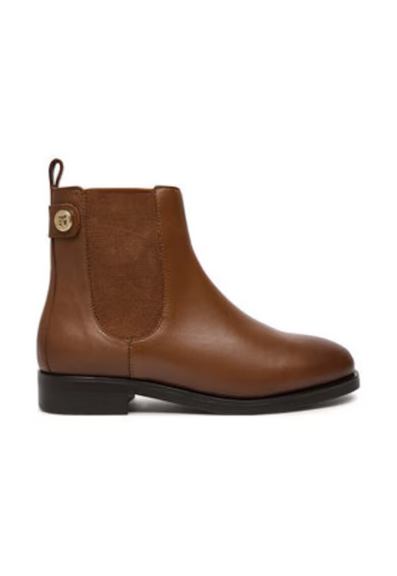 Tommy Hilfiger Ghete dama - piele naturala - maro