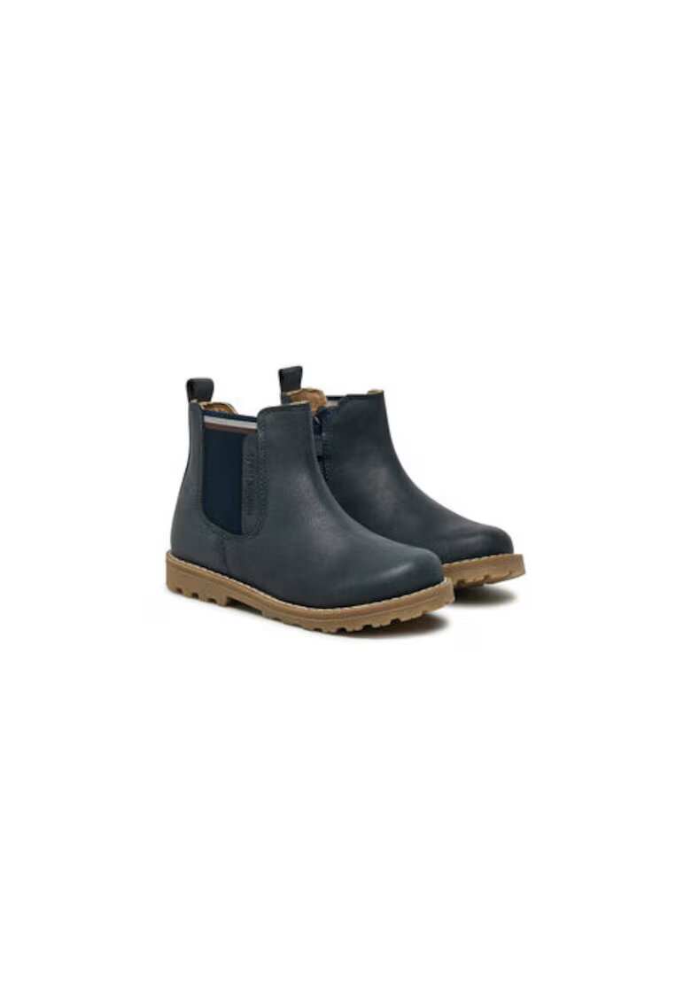 Tommy Hilfiger Ghete pentru baieti - 304427688 - piele naturala - bleumarin