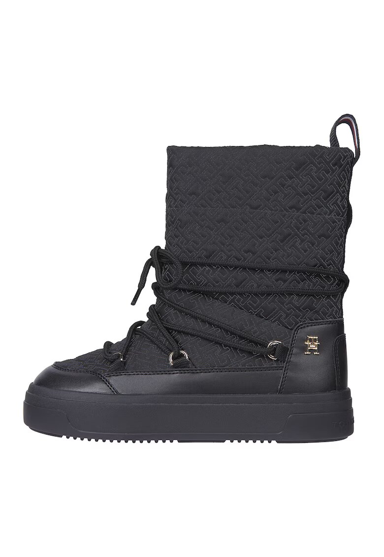 Tommy Hilfiger Ghete slip-on - Negru