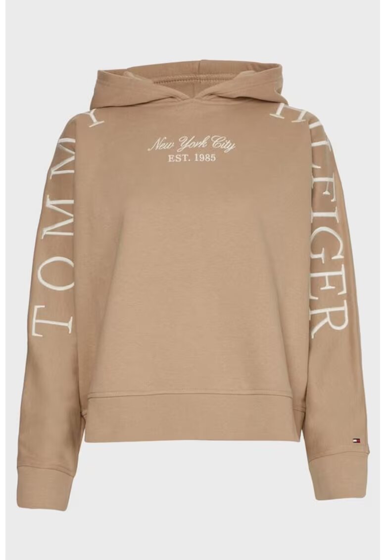 Tommy Hilfiger Hanorac - Bumbac - Bej - Bej