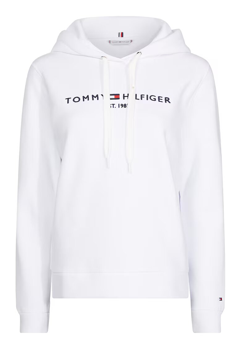 Tommy Hilfiger Hanorac cu broderie logo Heritage - Negru/Alb optic