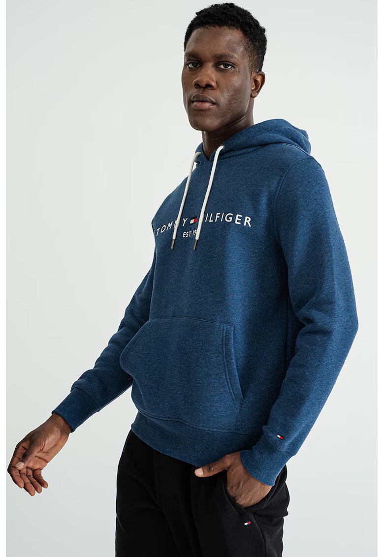 Tommy Hilfiger Hanorac cu buzunar kangaroo si logo