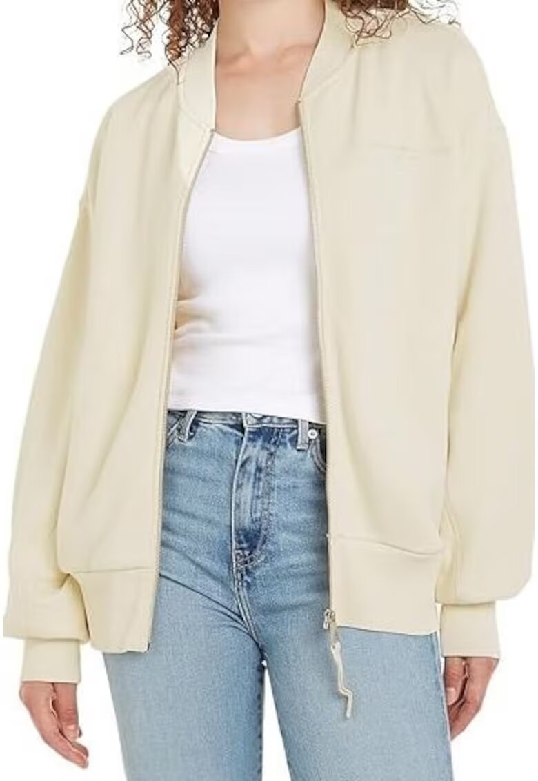 Tommy Hilfiger Hanorac dama Bumbac - Crem - Crem
