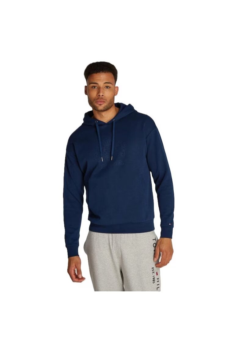 Tommy Hilfiger Hanorac EMBOSSED HILFIGER CREST HOODY-MW0MW37459-DAF