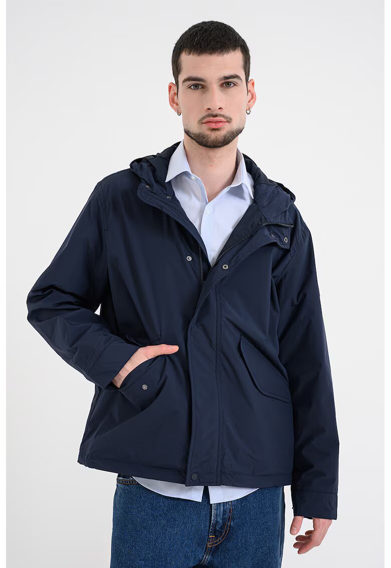 Tommy Hilfiger Jacheta pliabila cu gluga Desert Sky - Bleumarin