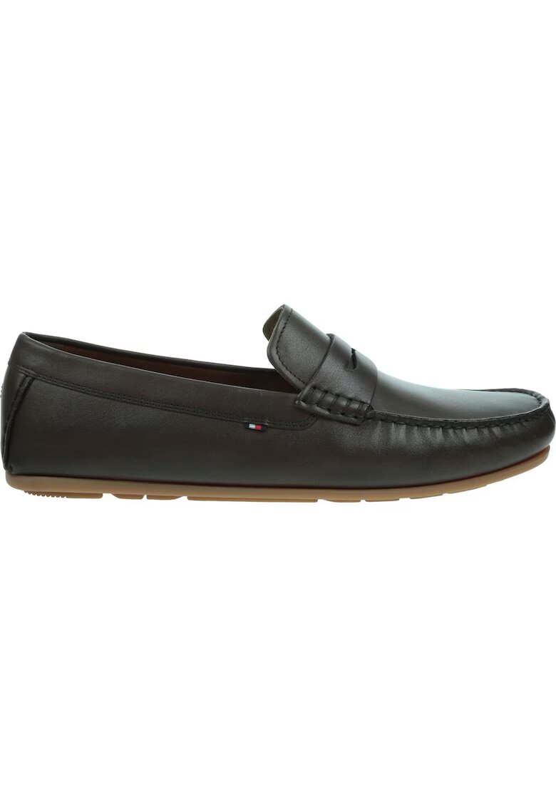 Tommy Hilfiger Mocasini barbati FM0FM04810GV0 - Piele naturala - Negru