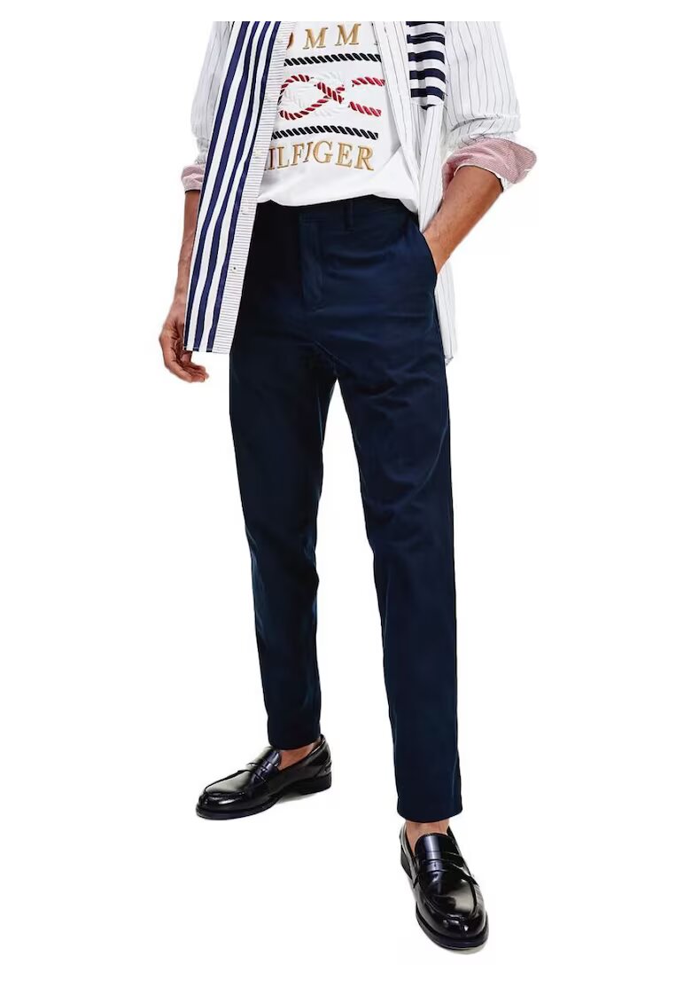 Tommy Hilfiger Pantaloni chino conici TH Cool pentru barbati -