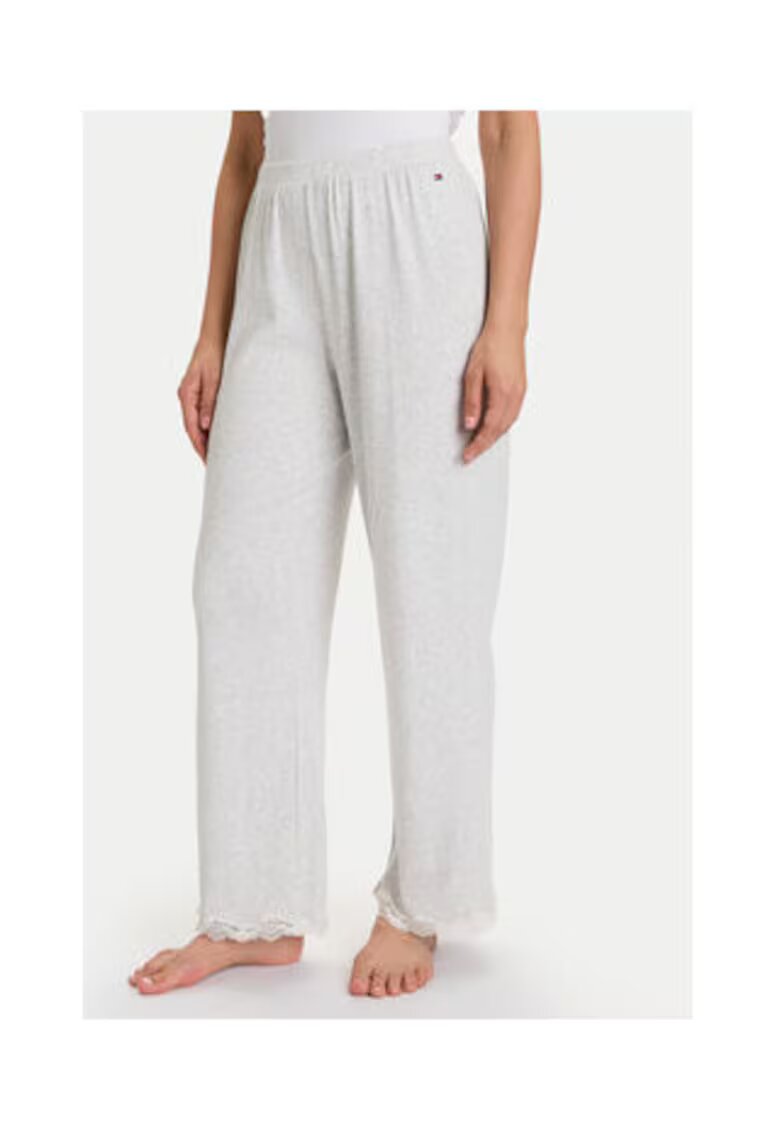 Tommy Hilfiger Pantaloni de pijama - gri - bumbac/elastan -