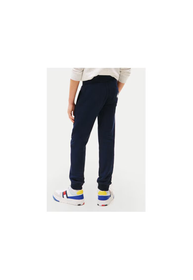 Tommy Hilfiger Pantaloni de trening baieti - Bleumarin - 80% bumbac - 20% poliester reciclat - 7Y
