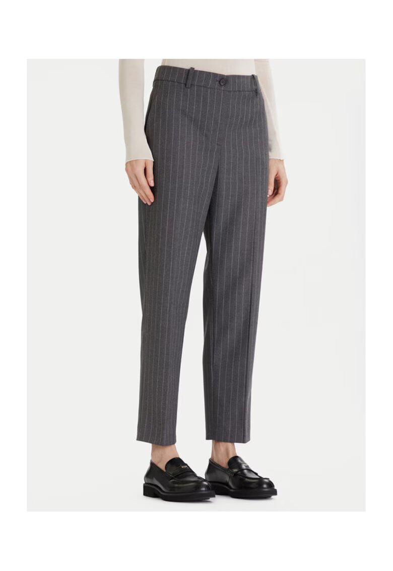 Tommy Hilfiger Pantaloni Gri - 63% poliester - 34% viscoza - 3% elastan - Gri