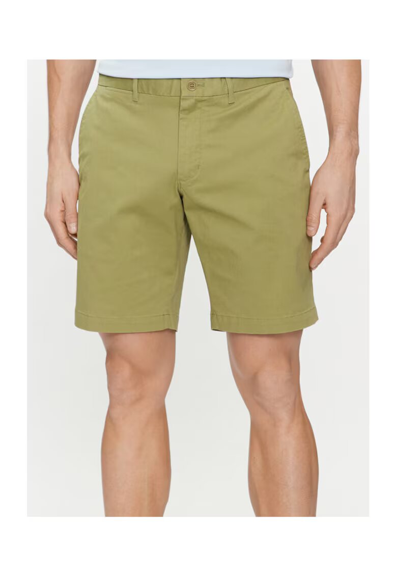 Tommy Hilfiger Pantaloni scurti Barbati - Verde - 50% bumbac organic - 47% bumbac - 3% elastan -