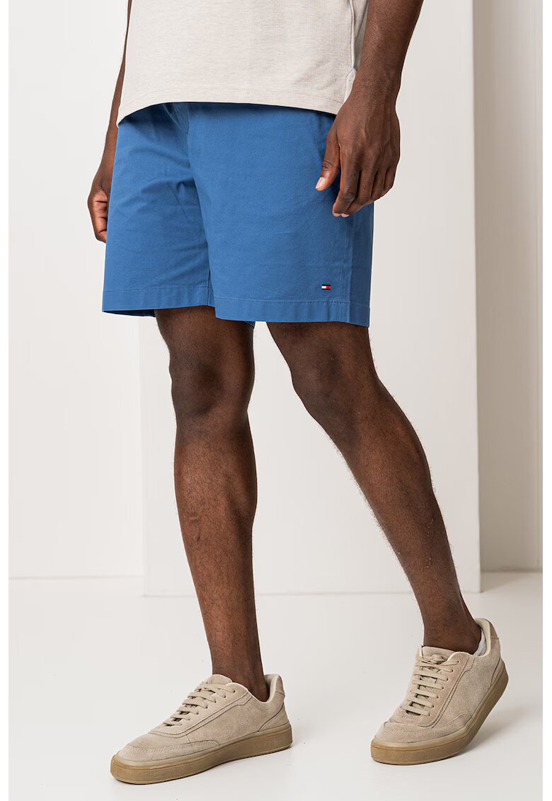 Tommy Hilfiger Pantaloni scurti cu model uni - Albastru pastel