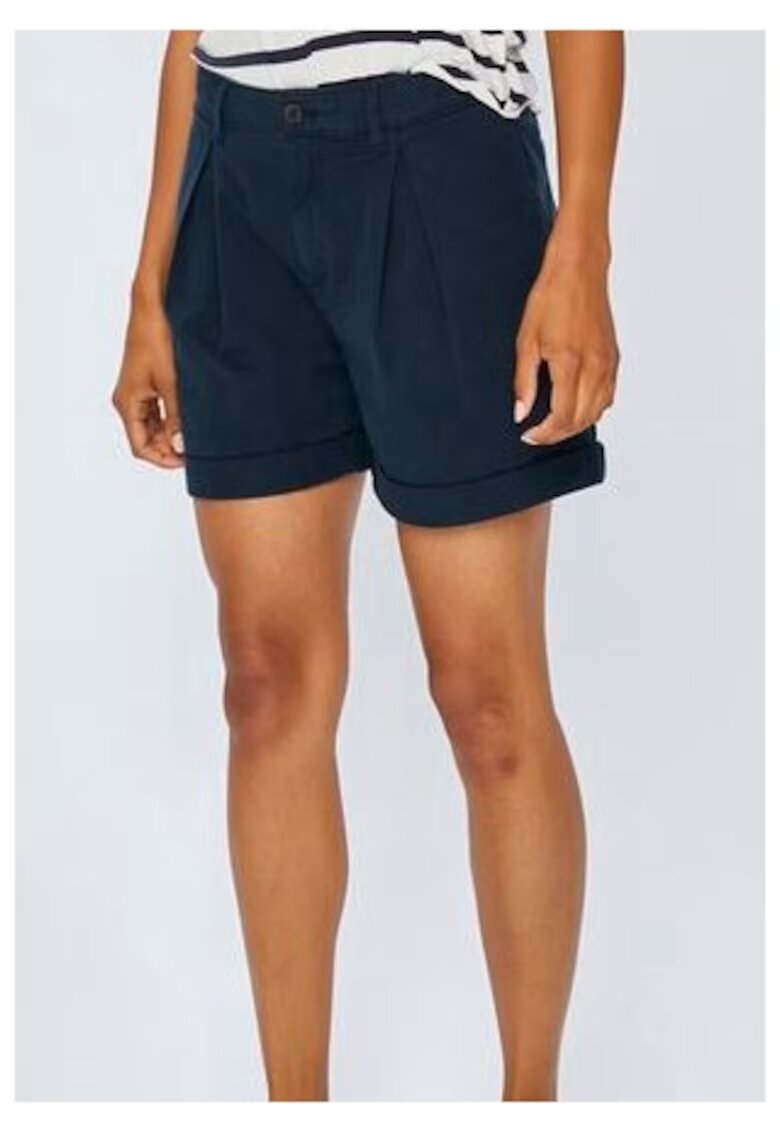 Tommy Hilfiger Pantaloni scurti dama bumbac/elastan - bleumarin