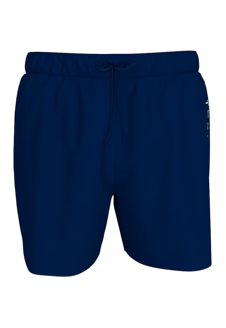 Tommy Hilfiger Pantaloni scurti de baie cu talie ajustabila - Albastru indigo