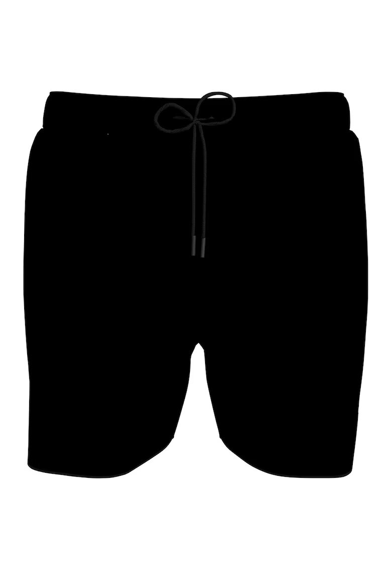Tommy Hilfiger Pantaloni scurti de baie cu talie ajustabila - Negru
