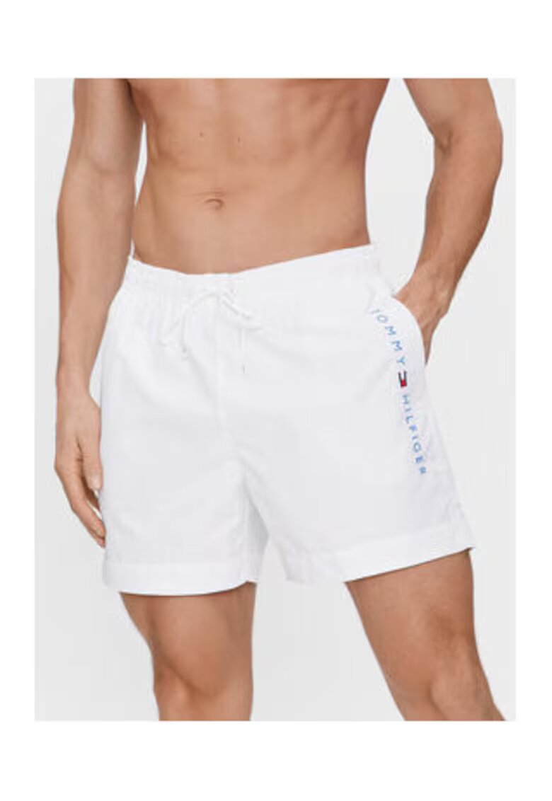 Tommy Hilfiger Pantaloni scurti de baie pentru barbati - 303414665 - material sintetic - alb - Alb