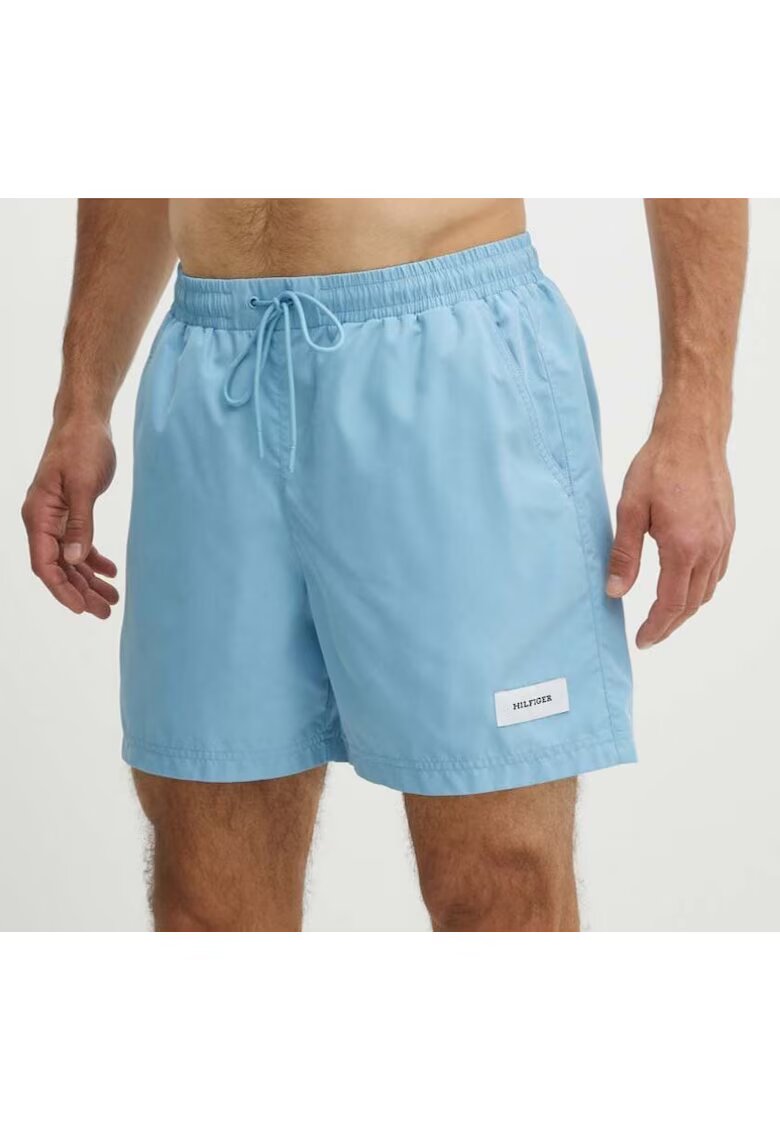 Tommy Hilfiger Pantaloni scurti de baie uni cu snur de ajustare
