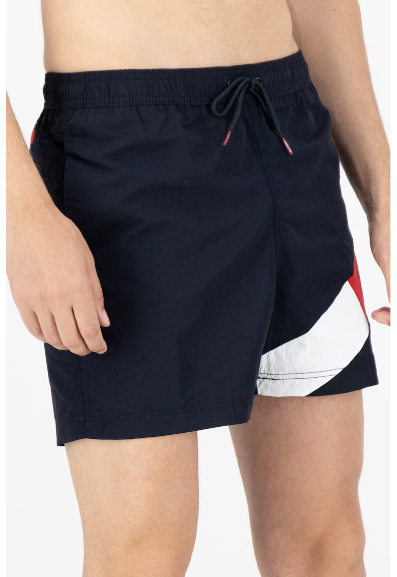 Tommy Hilfiger Pantaloni scurti slim fit de baie cu logo - Bleumarin