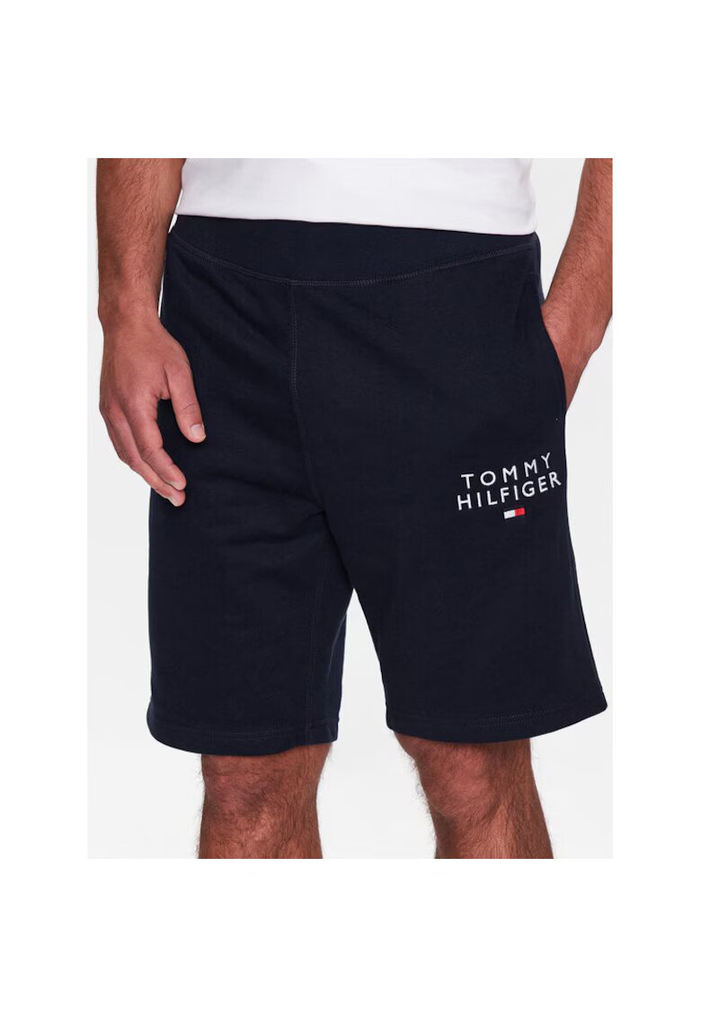 Tommy Hilfiger Pantaloni sport barbati - albastru - material sintetic
