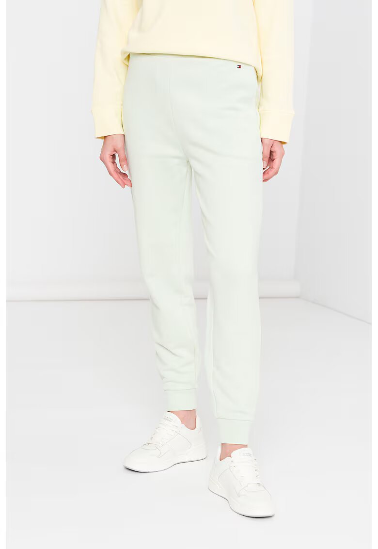 Tommy Hilfiger Pantaloni sport relaxed fit de bumbac organic - Verde menta