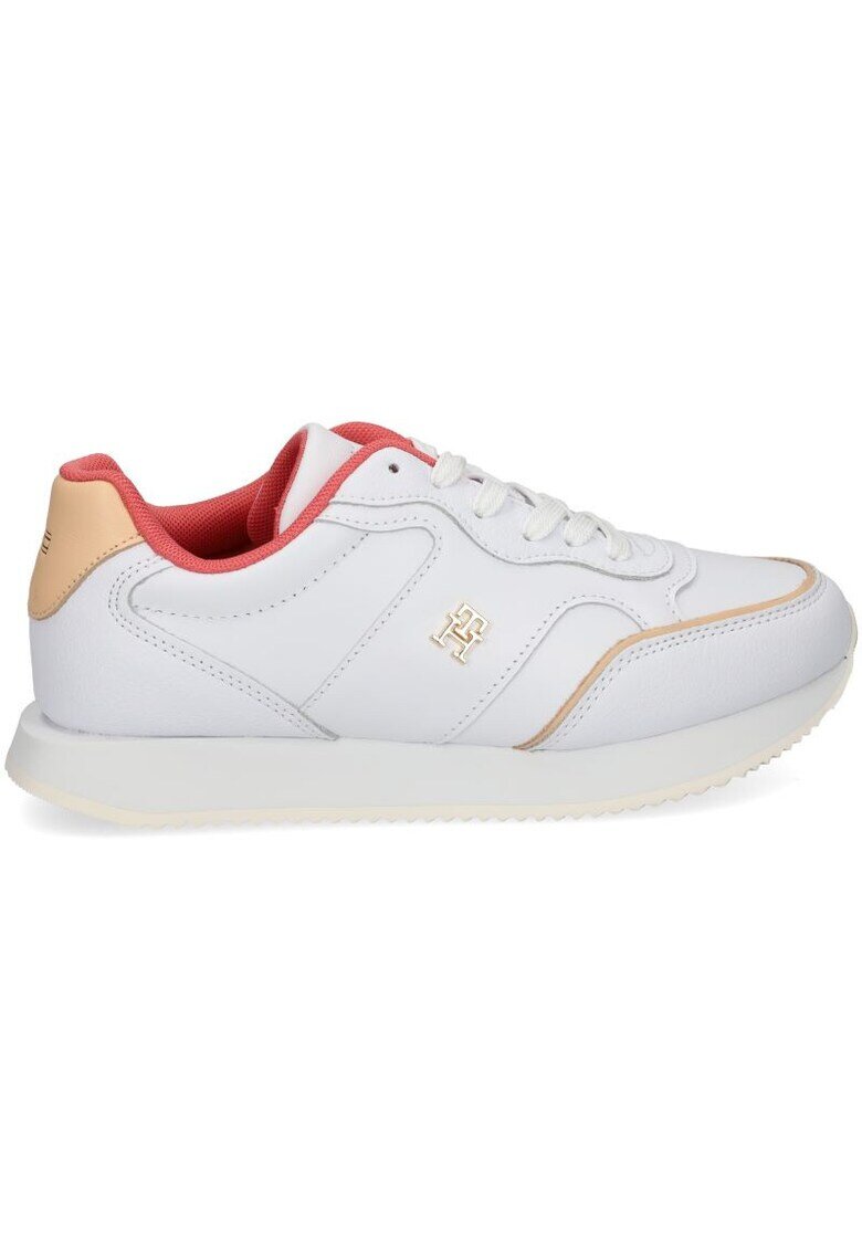 Tommy Hilfiger Pantofi sport LEATHER RUNNER-FW0FW08696-01S