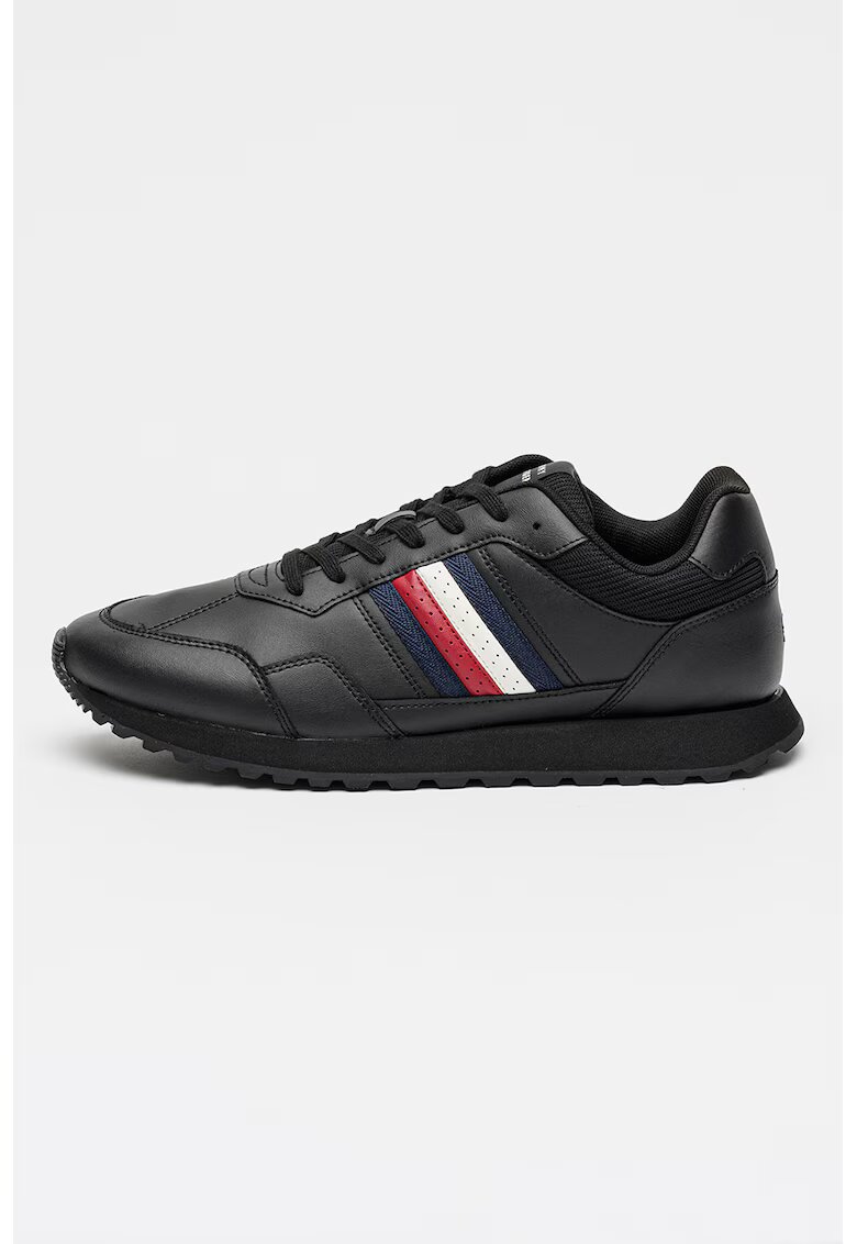 Tommy Hilfiger Pantofi sport low-cut cu insertii din piele