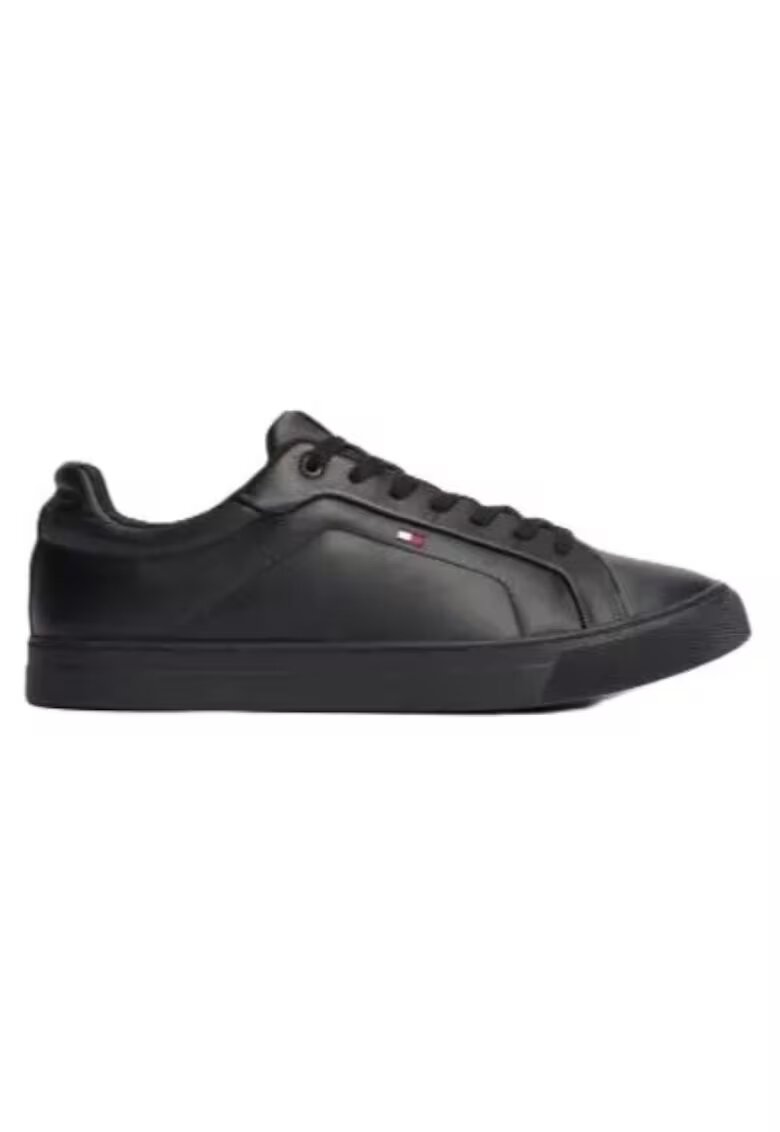 Tommy Hilfiger Pantofi sport pentru Barbati - icon court lth flag ess - Negru