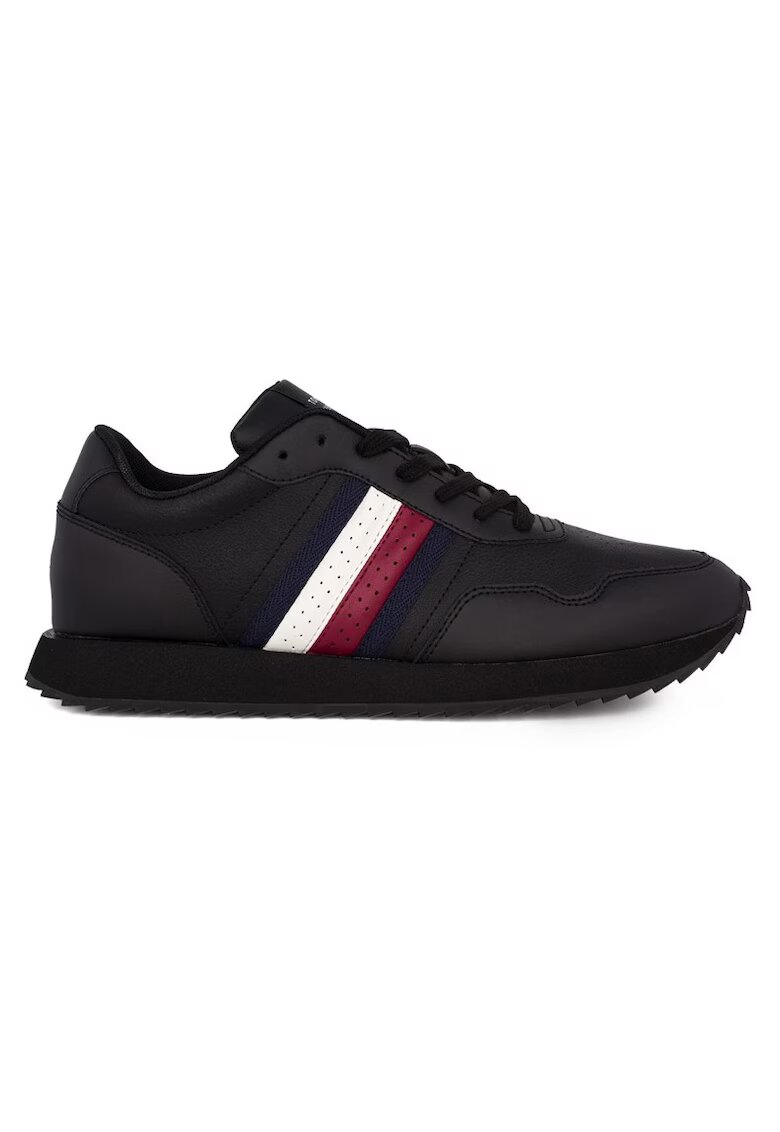Tommy Hilfiger Pantofi sport pentru Barbati - runner evo lth mix ess - FM0FM05121-BDS - Negru