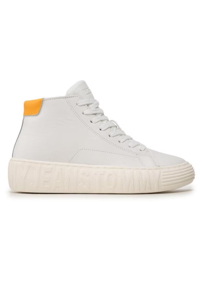 Tommy Hilfiger Pantofi sport pentru Femei - tjw new cupsole leather mc - EN0EN02213-YBL - Bej - Bej